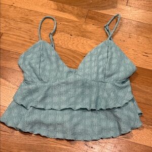 O'Neill Light Blue Textured Camisole